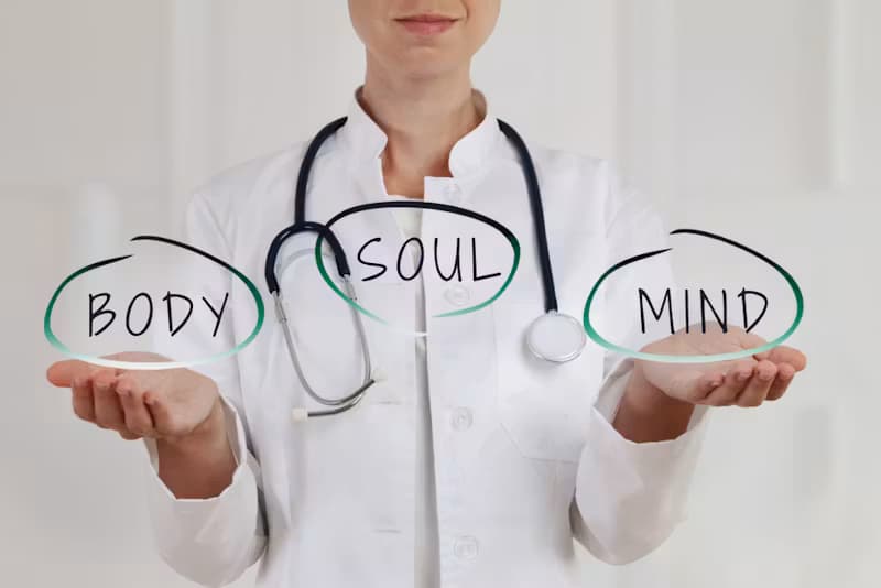 Functional medicine doctor reviewing advanced lab results with a patient