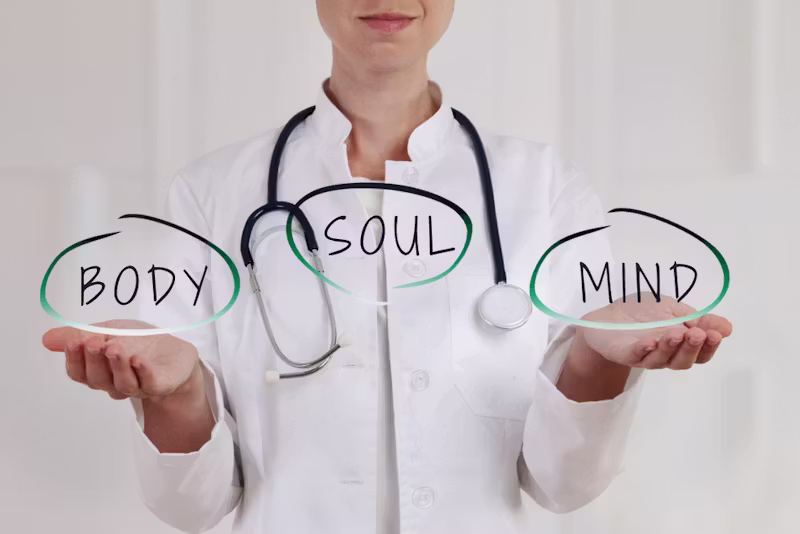 Functional medicine doctor reviewing advanced lab results with a patient