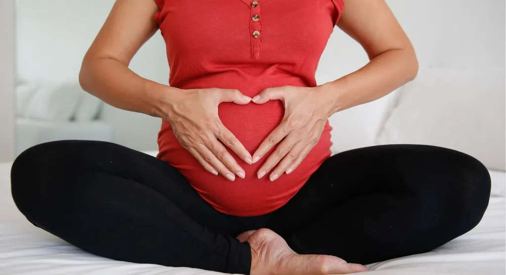 Pregnant woman receiving Webster Technique